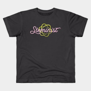 Steminist - Supporting women and girls in STEM Kids T-Shirt